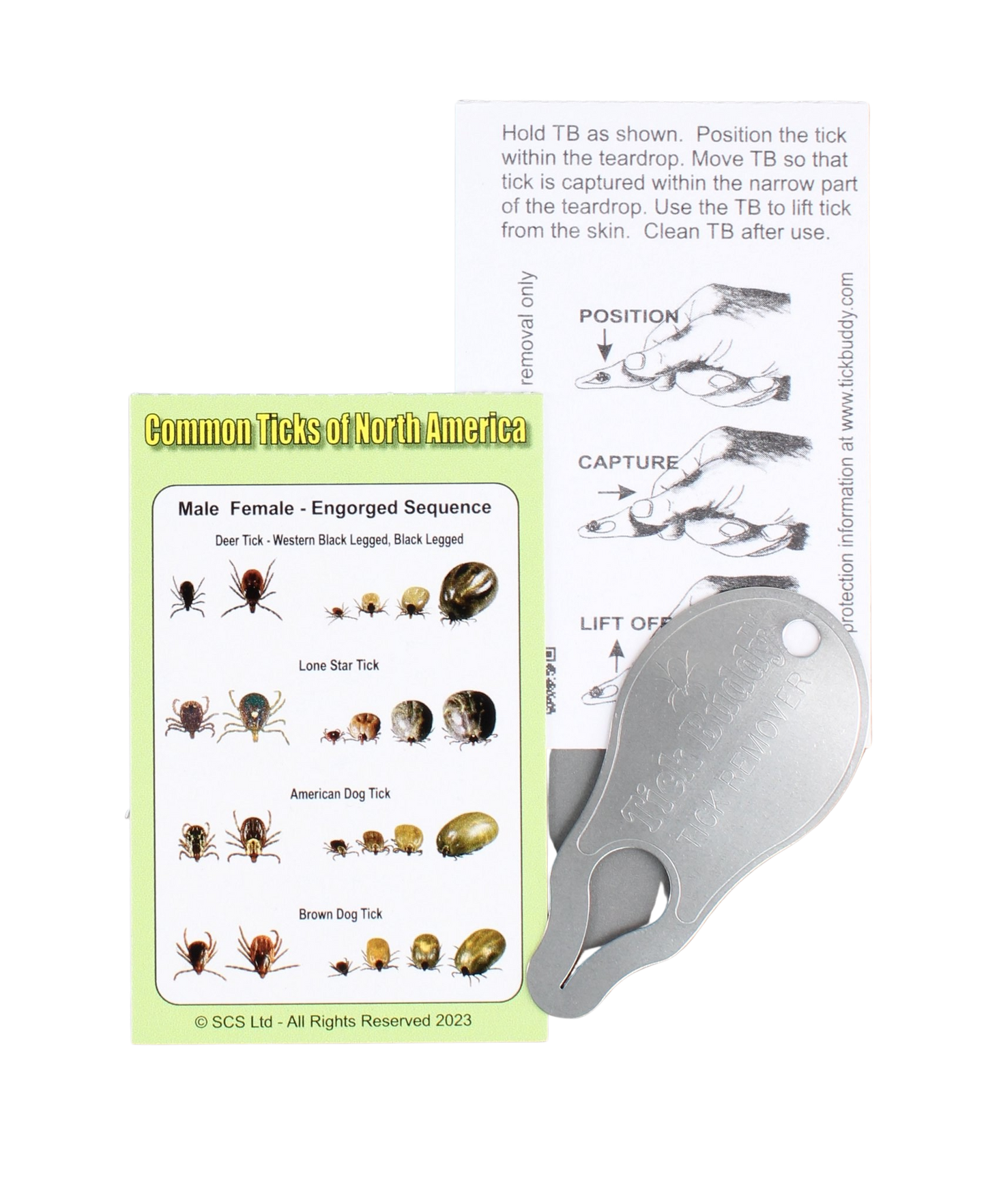 XDistributor - Tick Buddy Stainless Steel Tick Remover Tool - Minimum Order 60