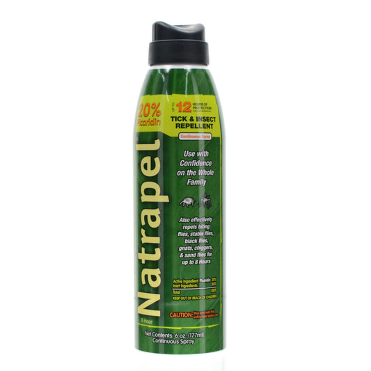 Natrapel Picaridin 20% Insect Repellent 6 ounce Continous Spray