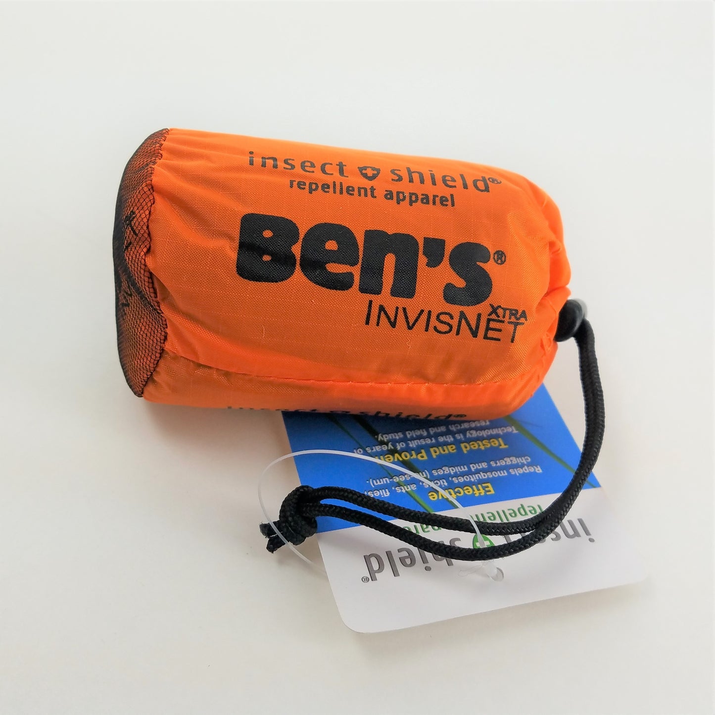Bens invisinet Xtra  with insect shield shown in duffel